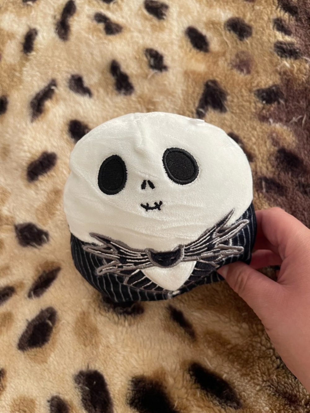 Disney Jack Skellington Plush - White and Black